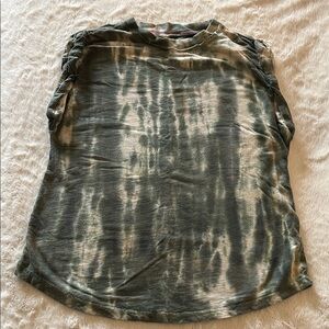 Pilcro Olive Tie-Dye Muscle Tee